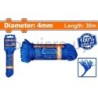 Cuerda 4mm x 30m polipropileno.