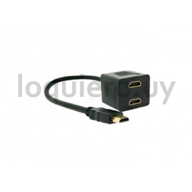 Cable adaptador HDMI x 2 HDMI .