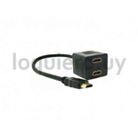 Cable adaptador HDMI x 2 HDMI .