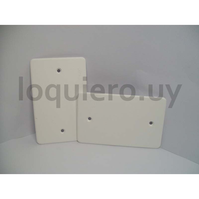 Plaqueta ciega rectángular    .