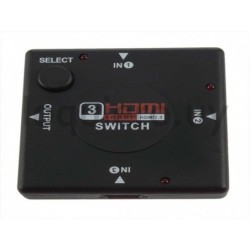 Switch HDMI 1x3 con botón     .