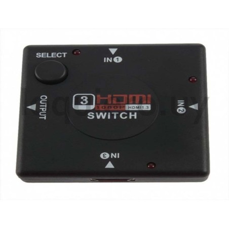 Switch HDMI 1x3 con botón     .