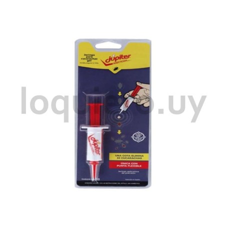 Jeringa gel / cucarachas.     .