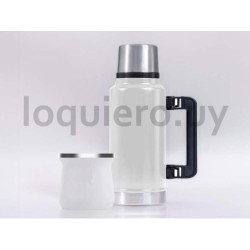 Termo y mate acero inox.      .
