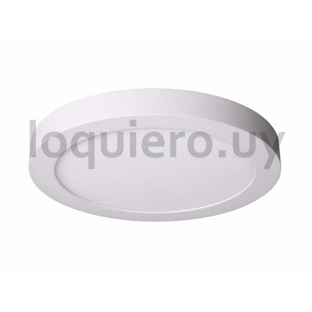 Plafón redondo 12W 3000K      .
