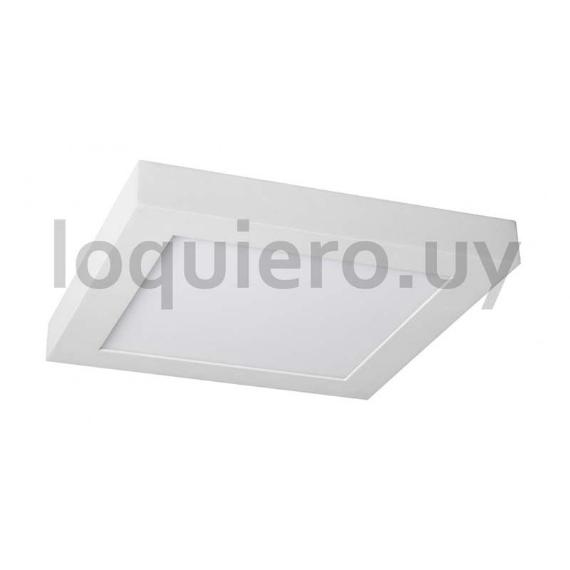 Plafón cuadrado 12w 6500k     .