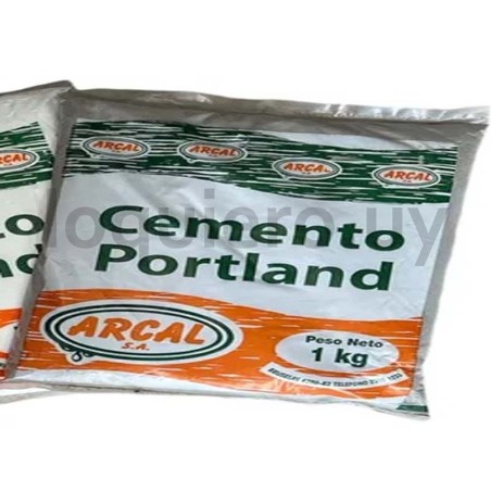 Cemento portland blanco 1Kg.  .
