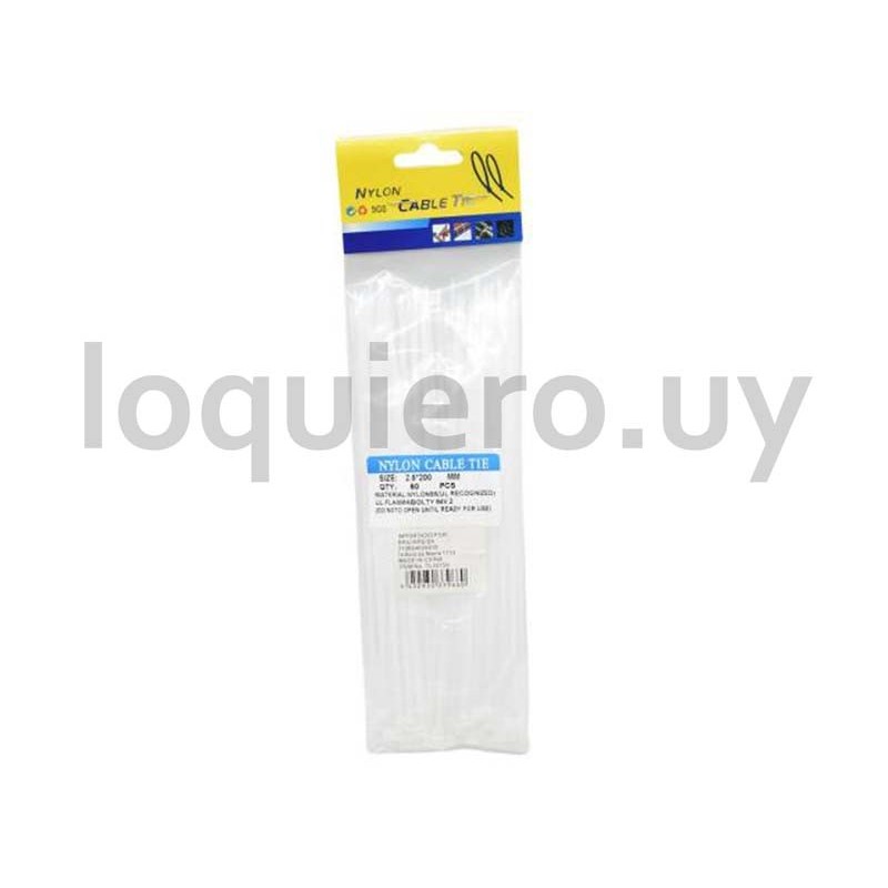 Suncho 3 x 150mm 100u. blanc  .