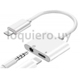 Adaptador Lightning 2 en 1    .
