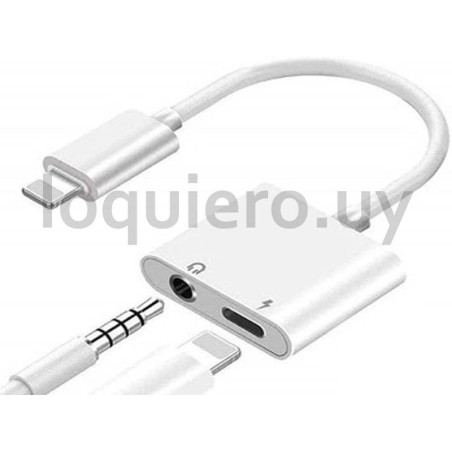 Adaptador Lightning 2 en 1    .