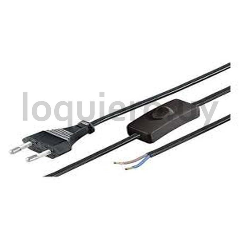Interruptor 4A c/cable y ficha.