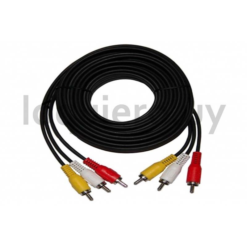 Cable 3 RCA - 3 RCA           .