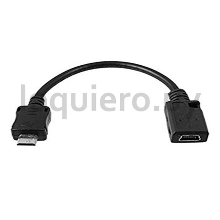 Cable USB Micro H a USB Mini  .