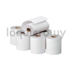 Rollo papel térmico 57mm 20m  .
