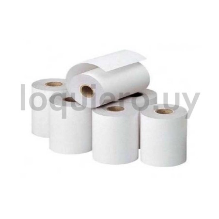 Rollo papel térmico 57mm 20m  .
