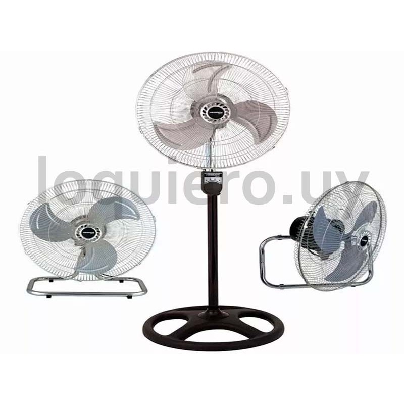 Ventilador de pie aspas metal .