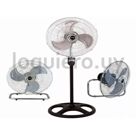 Ventilador de pie aspas metal .
