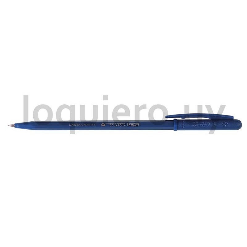 Bolígrafo azul Tratto         .