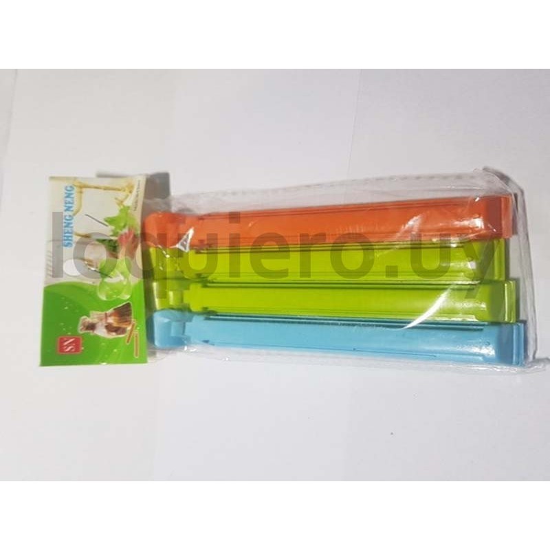 Set x 4 broche cierra bolsa   .