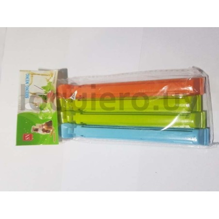 Set x 4 broche cierra bolsa   .
