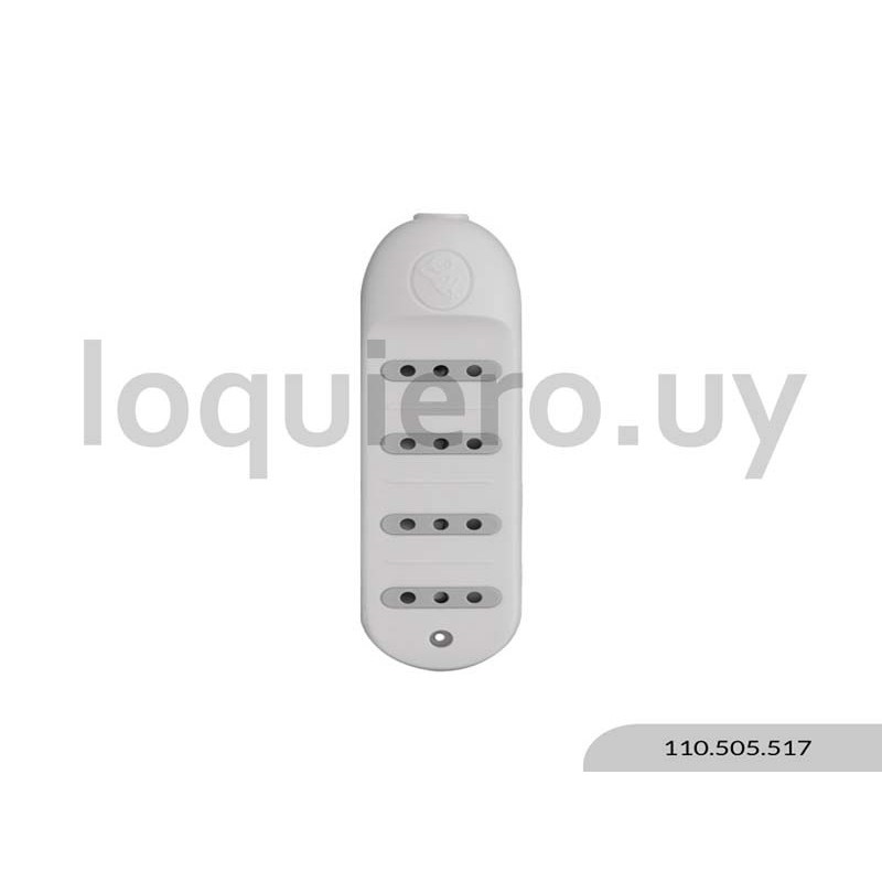 Zapatilla 4 x 3línea s/cable  .