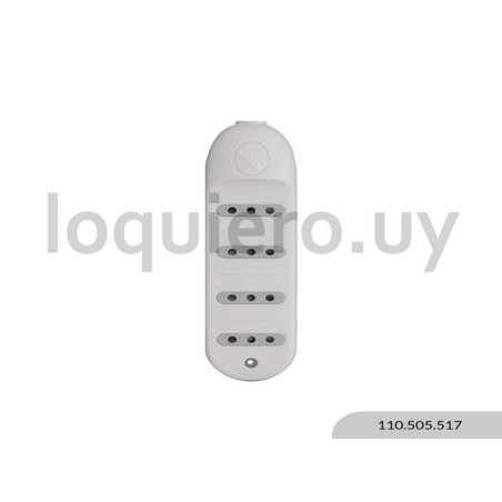 Zapatilla 4 x 3línea s/cable  .