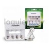 Cargador AA/AAA x 4 (s/pilas) .