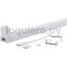 Porta tubo T8 120cm c/conector.