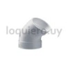 Codo PVC 110 HH 45            .
