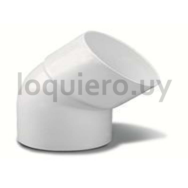 Codo PVC 63 MH 45             .