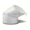 Codo PVC 63 MH 45             .
