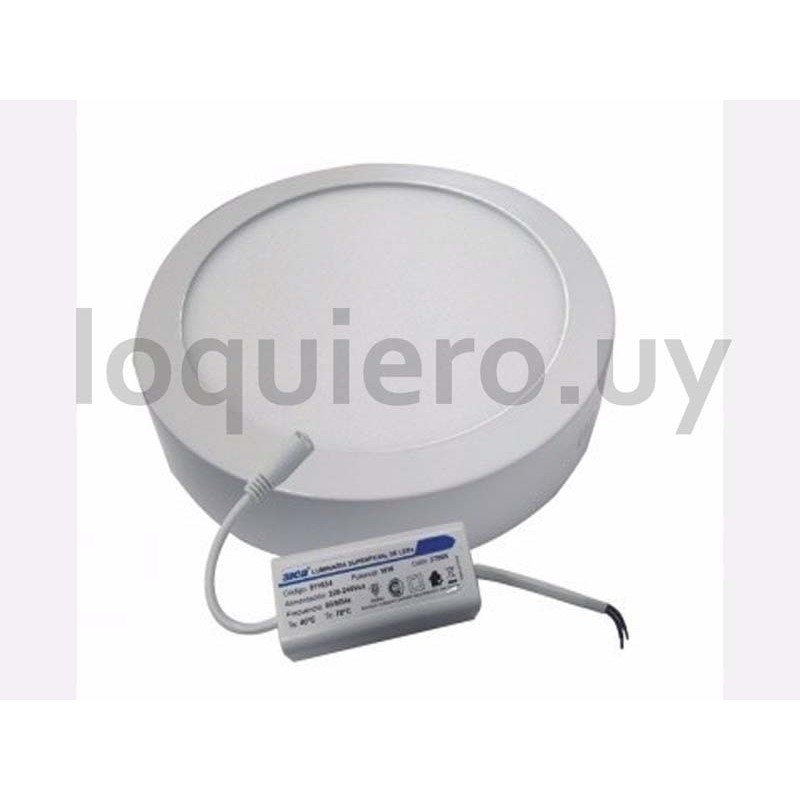 Plafón Led 18W Redondo 6500K  .
