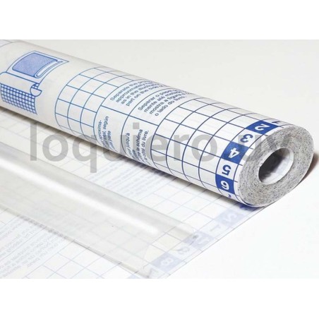 Papel contact transp.  x 10cm..