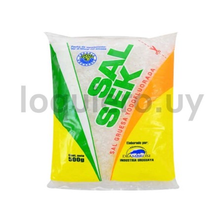 Sal Sek gruesa 500gr.         .