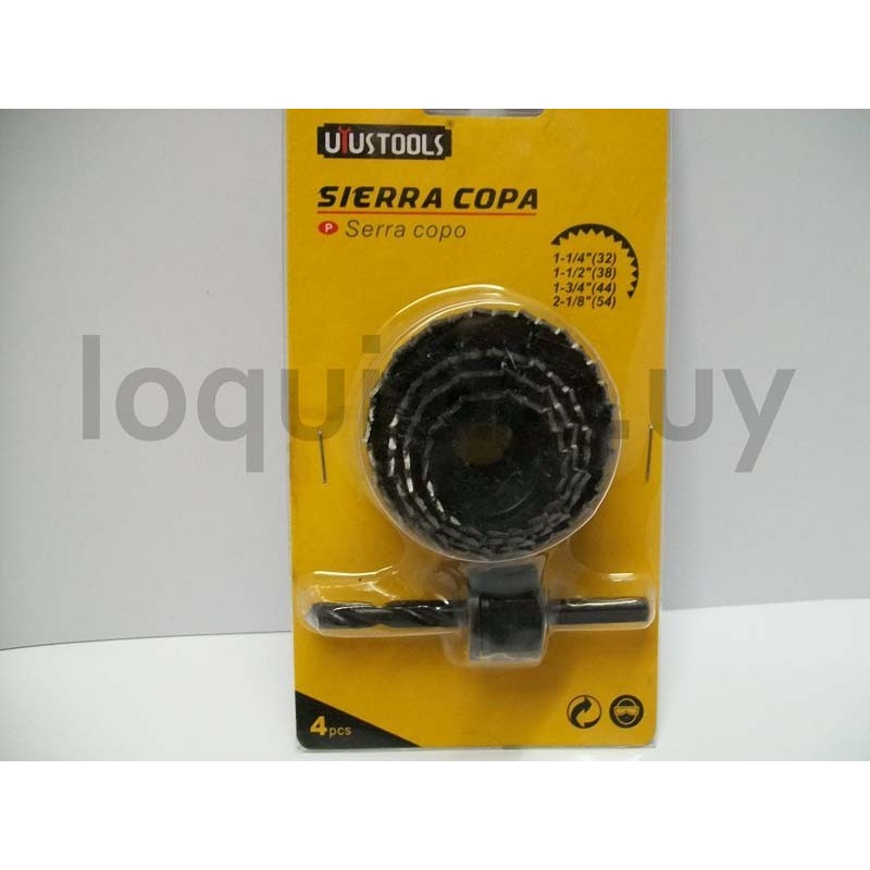 Sierra copa p/madera 6pz 32-54.