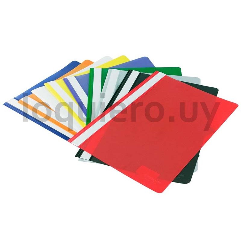 Carpeta tapa transparente A4  .
