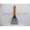 Espátula 4'' Metal mango mader.