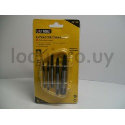 Extractor tornillos 5 piezas  .