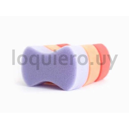 Esponja para baño x 2u.       .