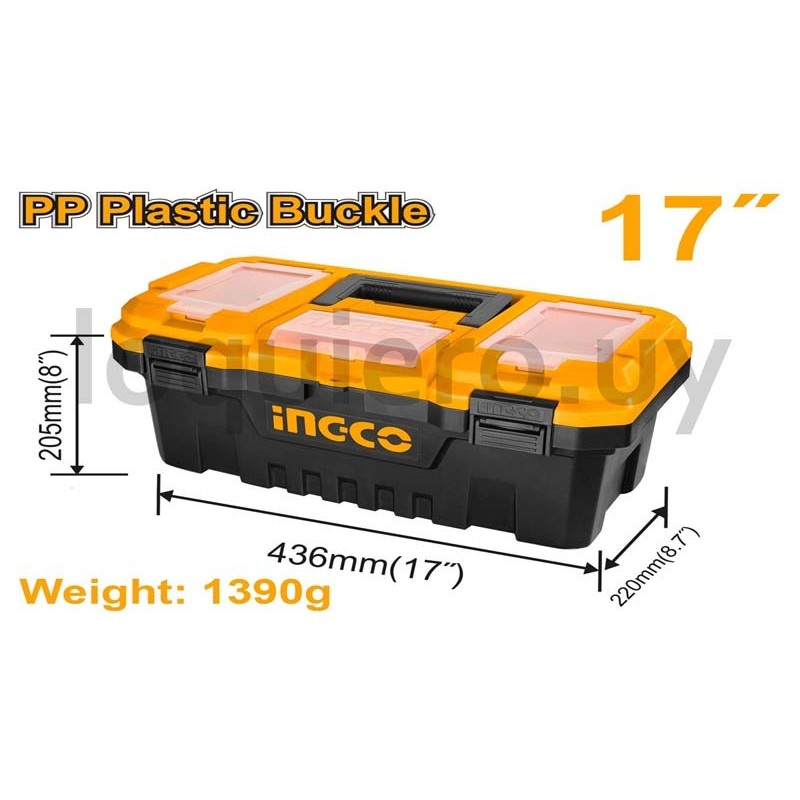 Caja de herramientas 17 Ingco."