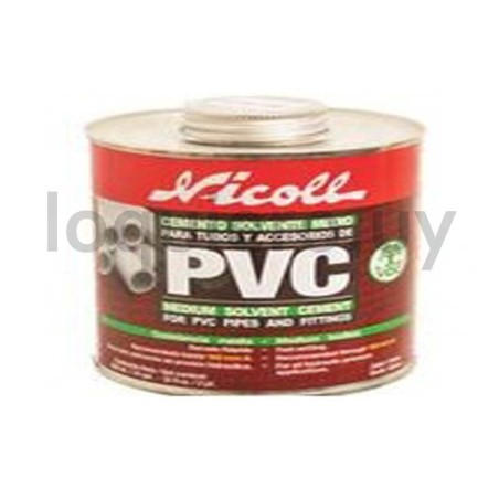 Adhesivo Nicoll PVC 236ml     .