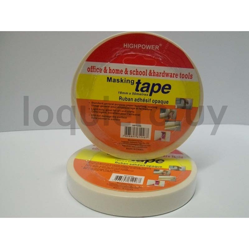 Cinta para pintor 18mm 50m    .