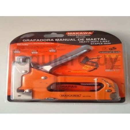 Grapadora manual metal        .