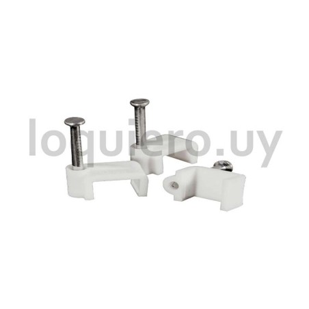 Grampas cable recta 5mm x 100u.