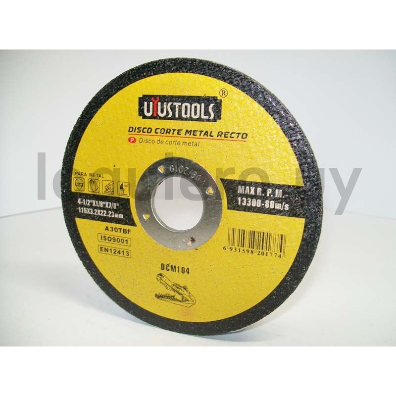 Disco corte metal 4 1/2 x3.2mm.