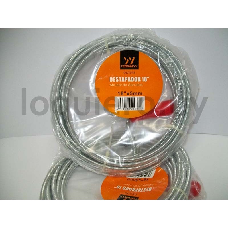 Cinta destapa caño 6mm x 3m   .