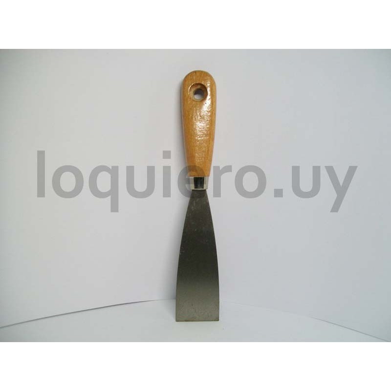 Espátula 1 1/2 mango madera  ."