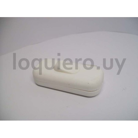Interruptor de pase blanco    .