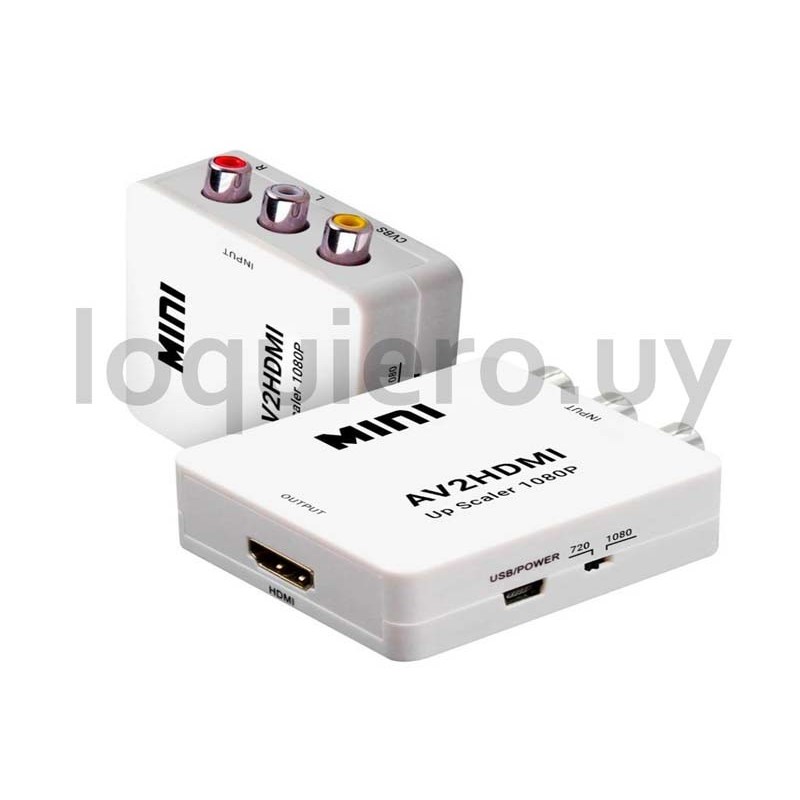 Conversor RCA a HDMI treqa    .