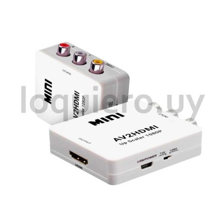 Conversor RCA a HDMI treqa    .